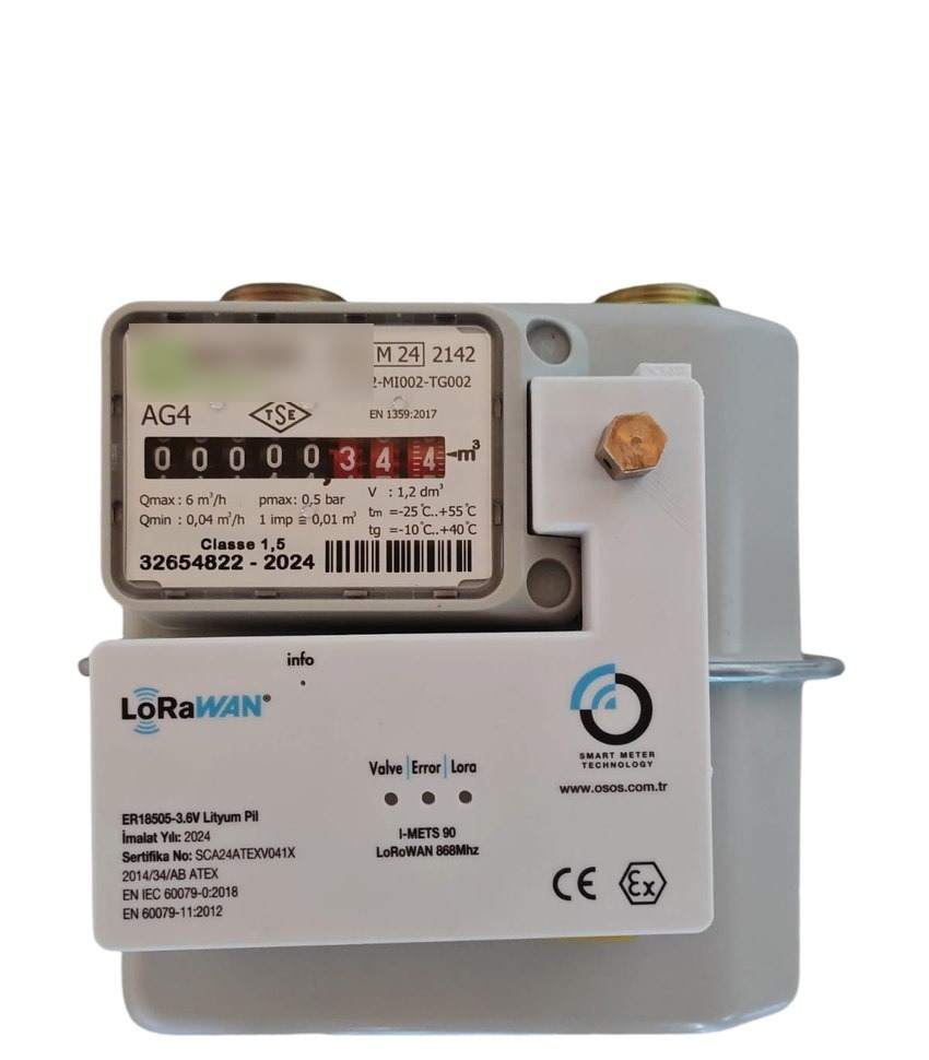 I-METS 90 LoRaWAN natural gas meter module
